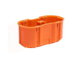 Puszka podtynkowa M2x60DF 2x60 mm głęboka Multiwall Slim pomarańczowa 33401008 SIMET