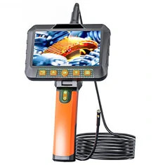 VISHRT T27 Podwójna kamera Podwójne zdjęcie Przenośna endoskopia 7 mm 5-calowy wyświetlacz LCD 1080P Borescope Wysoka rozdzielcz