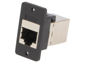 Łącznik RJ45 - RJ45 Kat 6 8p8c SLIM ekranowane 29mm plastik CP30622SX