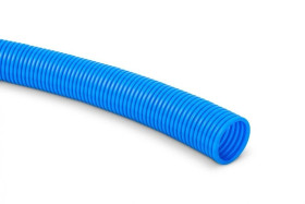 Rura karbowana PP niebieska fi32/26mm 10247 /50m/