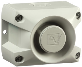 Sygnalizator akustyczny 230 V AC 100dB Montaż panelowy Pfannenberg 80-tonowy IP66