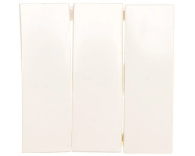 B.Kwadrat Klawisz potrójny kremowy połysk 5316658992