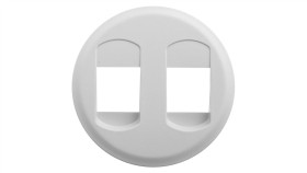 Celiane Plakietka Gniazda Głośnikowego Podwójnego Biała 068212