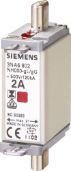 Bezpiecznik NH 4A 500V ac NH000 gG Siemens