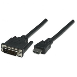 Kabel monitorowy HDMI/DVI-D 24+1 M/M 1.8M ICOC HDMI-D-018
