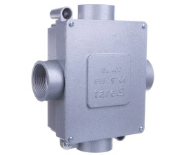Puszka odgałęźna metalowa 5-torowa 16mm2 4 wejscia IP55 068-VI