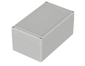 PC enclosure, (L x W x H) 200 x 120 x 92 mm, light gray (RAL 7035), IP65, 62237200