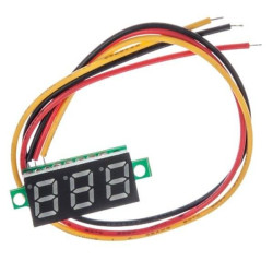 DC 4.5-30V LED Voltmeter Module, 0.28" Red