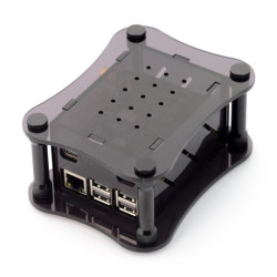 Obudowa Raspberry Pi 3B+/3B/2B i do Allo DigiOne Signature - czarna