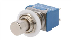 Przełącznik Przyciskany Poz 2 Dpdt 1A/250Vac Off-On O12,2Mm Fc71055