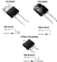 SBLB10L25 Low VF Schottky Barrier Rectifier