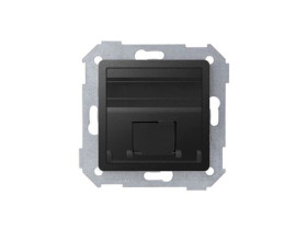 SIMON 82 Pokrywa gniazda RJ45x1 skośna grafit 82578-38 KONTAKT SIMON
