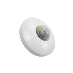 Czujnik ruchu PIR sufitowy 360 stopni biały DR-06W F&F