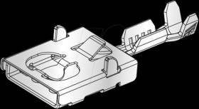 1108513 F630E blade receptacle, 4 - 6 mm², width 5.2 x 0.6 mm