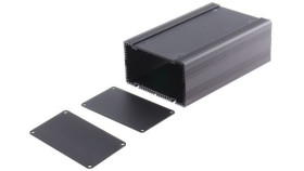 Obudowa Radiatora Wentylowana, Aluminiowa, Czarny, 165 X 105 X 60.5Mm, Rs Pro