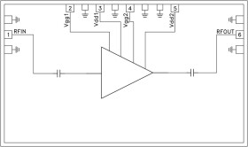 Medium Power Amplifier Chip, 17 - 30 GHz