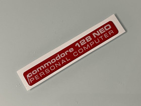 C128 NEO badge red