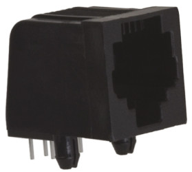 Złącze RJ25 Żeński Złącze RJ25 Przewlekany Cat3 TE Connectivity, 90° 6P6C-żyłowe