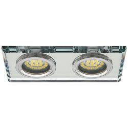 Szklana oprawa MORTA CT-DSL250 srebrny