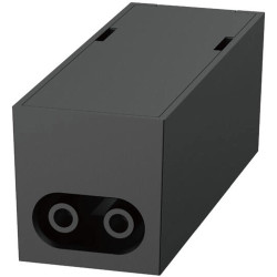 Connection module, black, for FLEXLINE - linear lighting system, 62425202