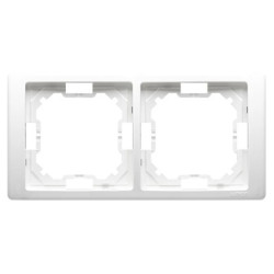 Simon Basic Neos Ramka podwójna biała BMRC2/11