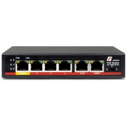 SWITCH POE GETFORT 4FE x POE + 2FE UPLINK 65W
