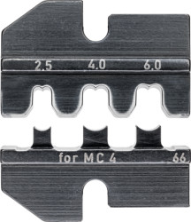 Crimping die for solar connectors, 2.5-6.0 mm², AWG 14-10, 97 49 66