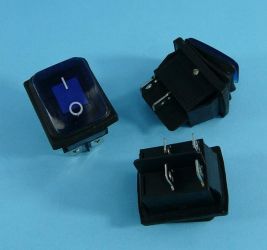 KCD2-B 16A/250V BLUE ON-OFF PRZEŁ.