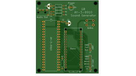 AY-3-8910 Sound Generator PCB