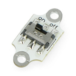 Moduł Electro-Fashion z włącznikiem suwakowym - Kitronik 2709