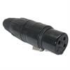 XLR gniazdo na kabel 3P NC3FXX-B - NEUTRIK