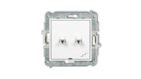 Mini Mechanizm Łącznika Podwójnego Schodowego W Stylu Amerykańskim Biały Mat...