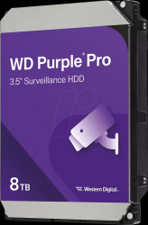 WD8002PURP 8TB hard disk WD Purple Pro - Video