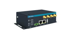 Przemysłowy router komórkowy 5G, z 2x port Ethernet, 2x SIM, TPM 2.0, GNSS, 1x MicroSD, szeroki zakres temperaturowy ICR-4161W