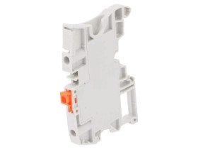 Zacisk rozgałęźny szynowy SNK 0,2÷4mm2 drogi 1 zaciski 2 szary 1SNK506310R0000 (ZS4-S-R1)