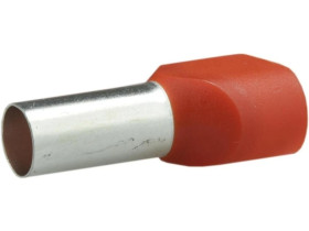 Końcówka tulejkowa izolowana podwójna typ HI / TE DIN 2x 10-14 miedziana cynowana galwanicznie Elpromet /100szt/