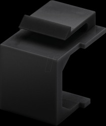 79990 Keystone module cover, black, 4 pieces
