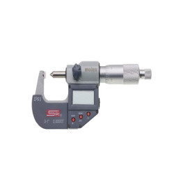 Mikromierz, typ: Zewnętrzny, dokł. ±0,002 mm, rozdz. 0,001 mm, Obie opcje