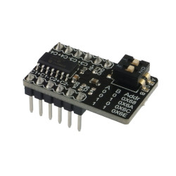 Przetwornik analogowo-cyfrowy MCP3424 18-bitowy z I2C