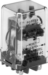 Relay, 2 Form C (NO/NC), 120 V (AC), 3700 Ω, 10 A, 240 V (AC), bistable, 2-1393115-6