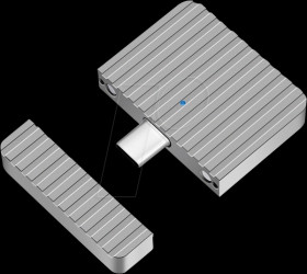 UA0423 External M.2 2230 NVMe SSD housing, USB 3.1, silver