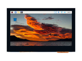 Waveshare 4.3inch QLED Display, DSI Interface, 800 × 480, Integrated Structure, Toughened Glass Panel