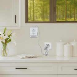 Qoltec Certyfikowany Czujnik wycieku gazu ziemnego i tlenku węgla (czadu) detektor CH4 CO alarm 85dB LED