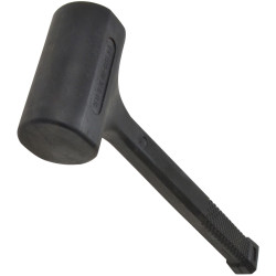 Faithfull YY08RU025B Deadblow Black PVC Hammer 900g (2lb)