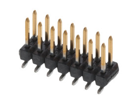 Szpila złącza płytki drukowanej 14-pinowe raster: 2.54mm 2-rzędowe Molex Montaż powierzchniowy