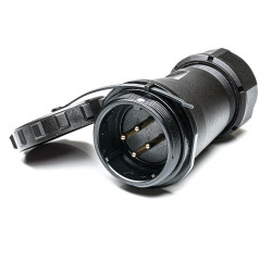 Złącze wielostykowe przemysłowe 4-pinowe Montaż na kablu Gniazdo RS PRO