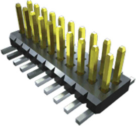 Złącze szpilkowe 6-pinowe raster: 1.0mm 2-rzędowe Samtec