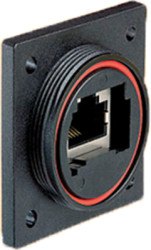 Modular adapter, RJ45 socket to RJ45 socket, straight, Cat 5e, PX0870