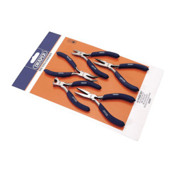 Draper 33057 5 Piece Carbon Steel Mini Plier Set