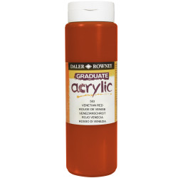 Daler-Rowney D123500583 DAL GRADUATE ACRYLIC 500ML VENETIAN RED